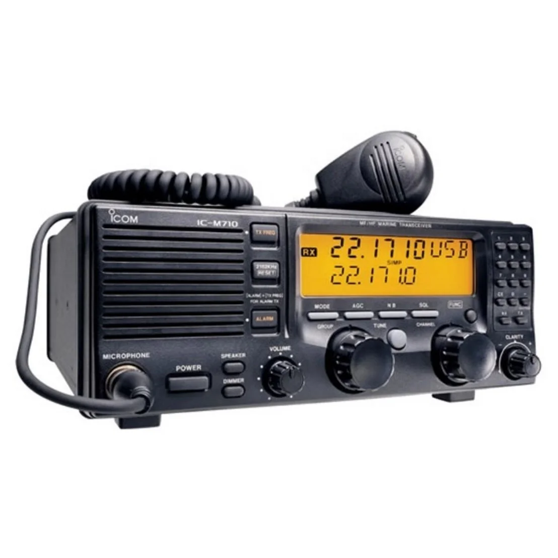 Фото Icom IC-M700 M 710 150 Вт, средняя и высокочастотная коротковолновая односторонняя морская радиостанция IC-M710 №3