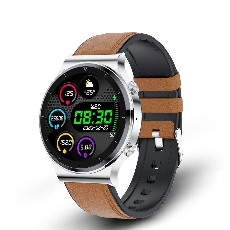 

Смарт-часы LIGE мужские с поддержкой Bluetooth, пульсометром, тонометром и сенсорным экраном