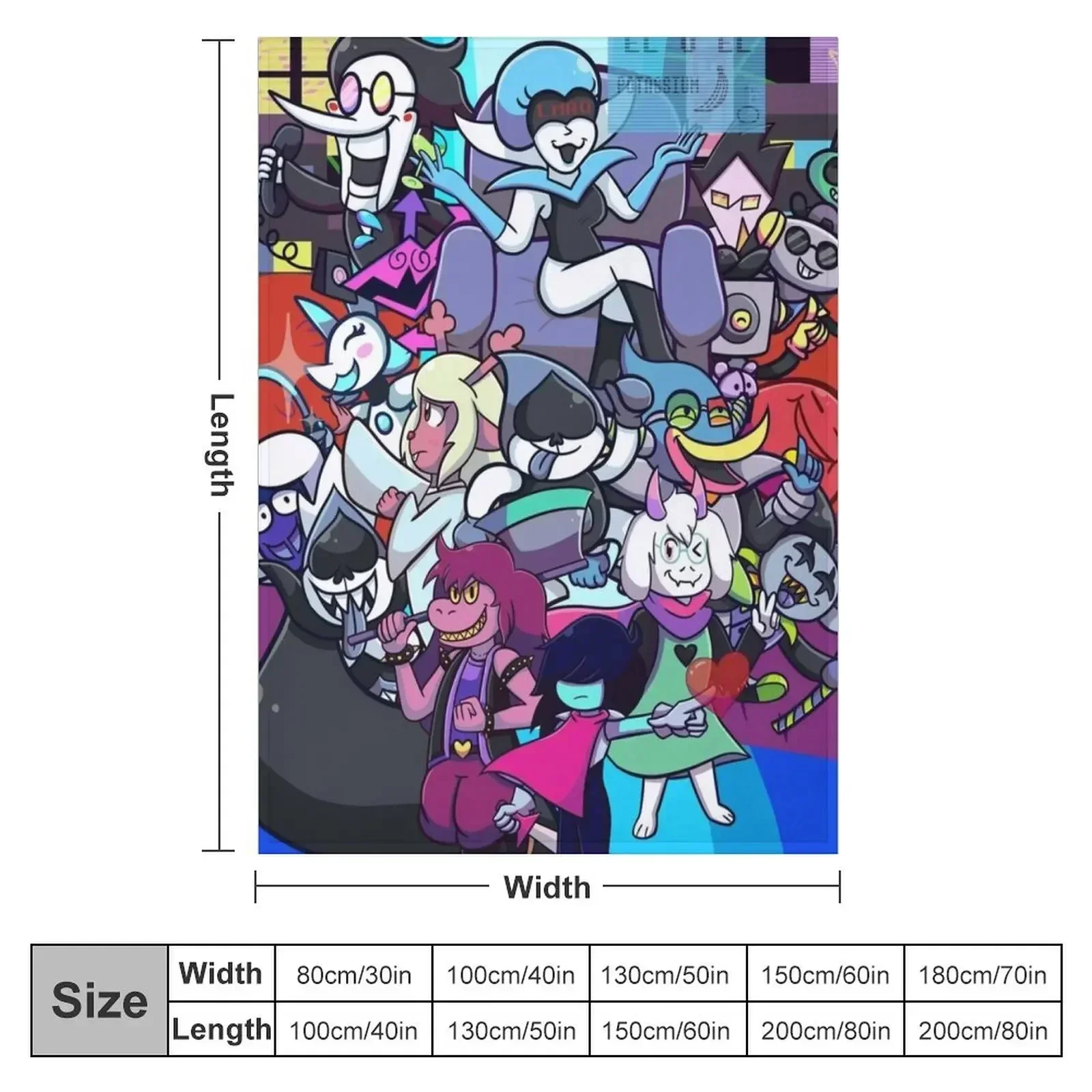 Плед Deltarune Chapter 2 плед на диван одеяла и пледы мягкие большие