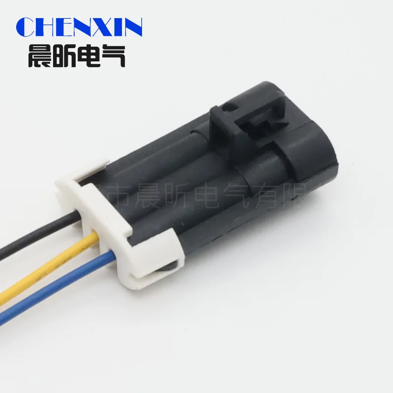 

Delphi 3 Pin Way black Metri-Pack 150 мужской разъем датчика температуры автоматический водонепроницаемый разъем 12129615 12110293 с 15 см проводами