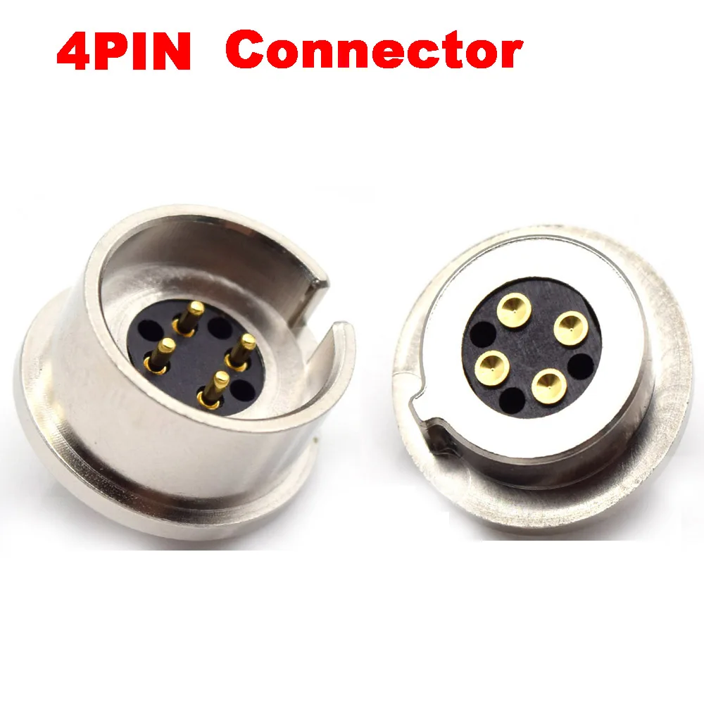 

1pc 4PIN Card Slot Blind Suction DC Magnet Suction Pogo pin Connector Power Socket Smart wearable male female Charging Connector