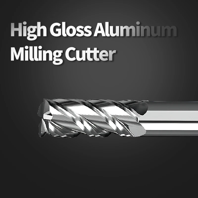 

JIJ 3 Flute Carbide Milling Cutter Tungsten End Mill CNC Tool 1 to 20mm HRC55 for Aluminum Fiberglass Acrylic Wood Copper Plasti