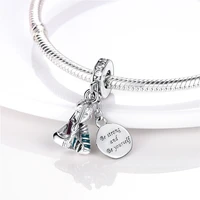 mula authentic silver color mulans dangle charm beads fit original pandora bracelet bangle silver color jewelry gift