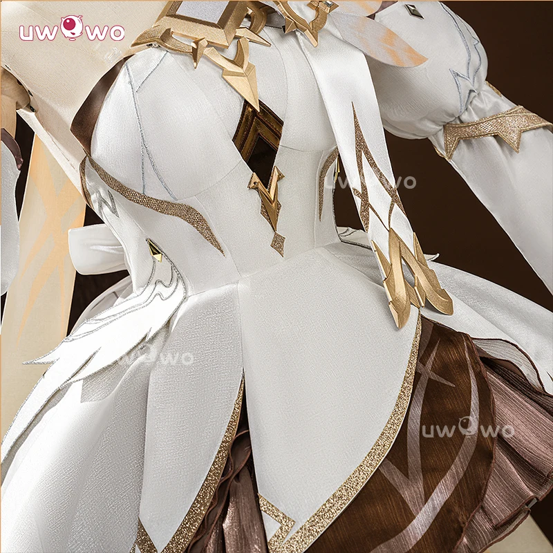 Фото Серия UWOWO Collab: Костюм для косплея Genshin Impact Lumine Traveler Skin As Heaven and Earth Are Made Anew (Мужской) — Костюм на Хэллоуин №3