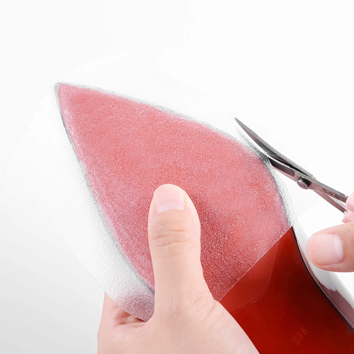 

Sole Stickers Adhesive Sole Cover Protectors Anti Skid Proof Shoes Sticker High Heel Sole Stickers for Lady Transparent 50x10cm
