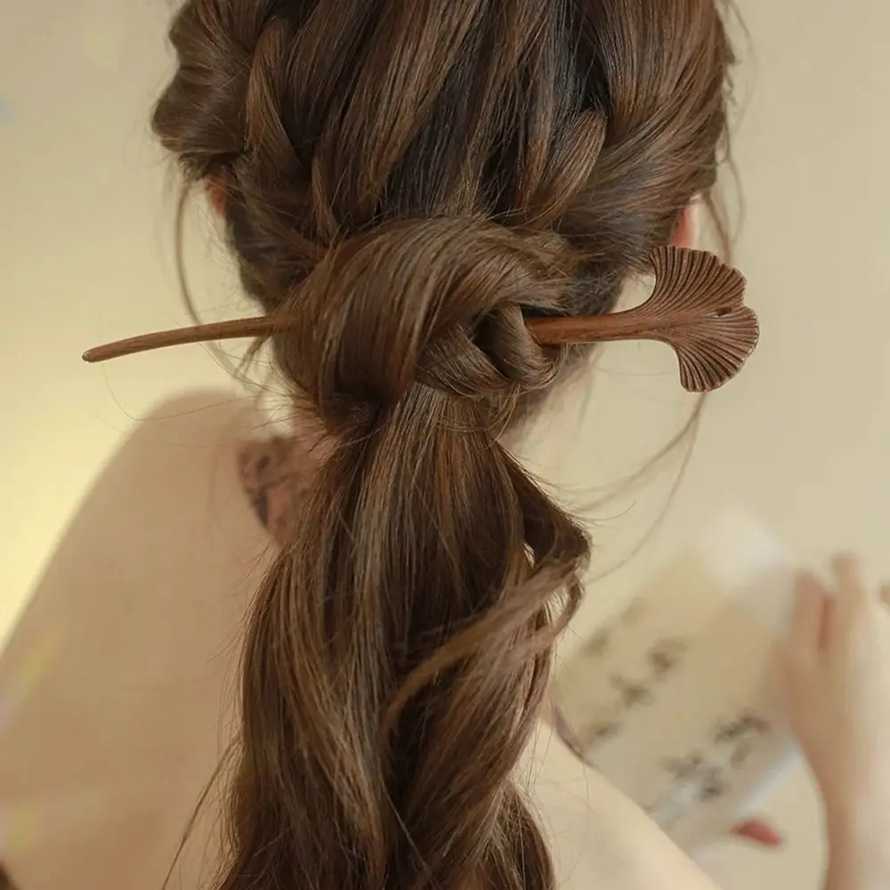 Деревянная деревянная шпилька для волос в античном стиле Шпилька китайском с