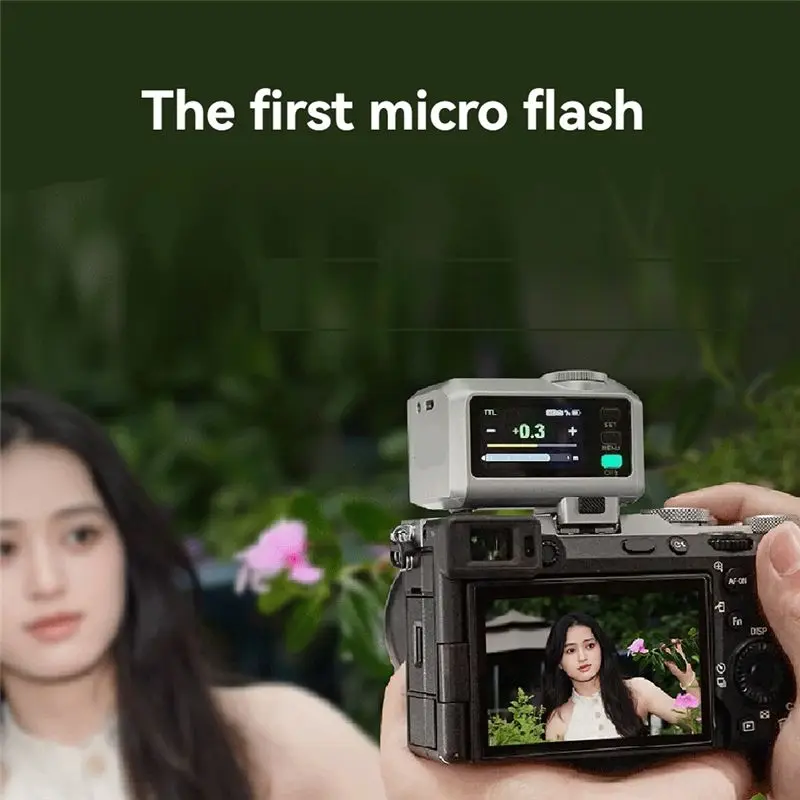 Фото T23C It30pro TTL-вспышка с высокоскоростной синхронизацией 1/8000S, беспроводная связь 2.4 ГГц, 2.8-дюймовый сенсорный экран для профессиональной фотографии, для Fuji A №4