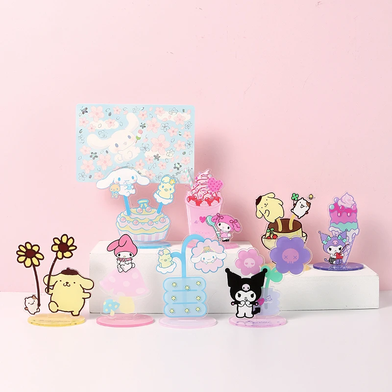 

Новинка Sanrioed Kuromi My Melody Cinnamoroll Kawaii Аниме Забавный зажим милый мультфильм «сделай сам» акриловый орнамент зажим фото подарок для девочки
