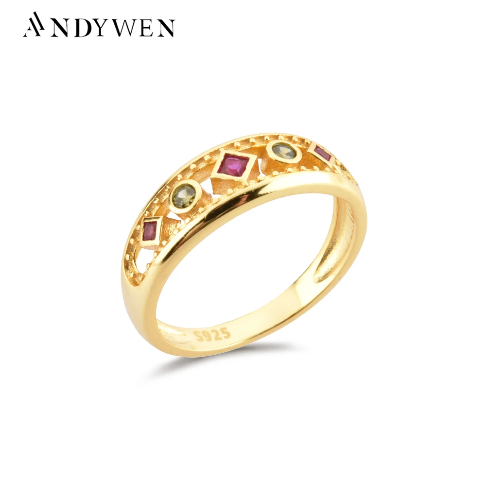 Женское кольцо из серебра 925 пробы с четырьмя толстыми цирконами - купить по