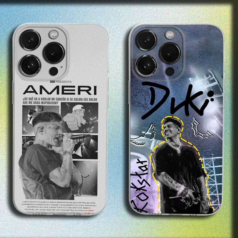 Фото Чехол для телефона Rapper AMERI D-DUKI для iPhone 16,15,14,13,12,11 Plus, Pro, Max, XR, XS, Plus, SE, Mini, прозрачный мягкий чехол №1