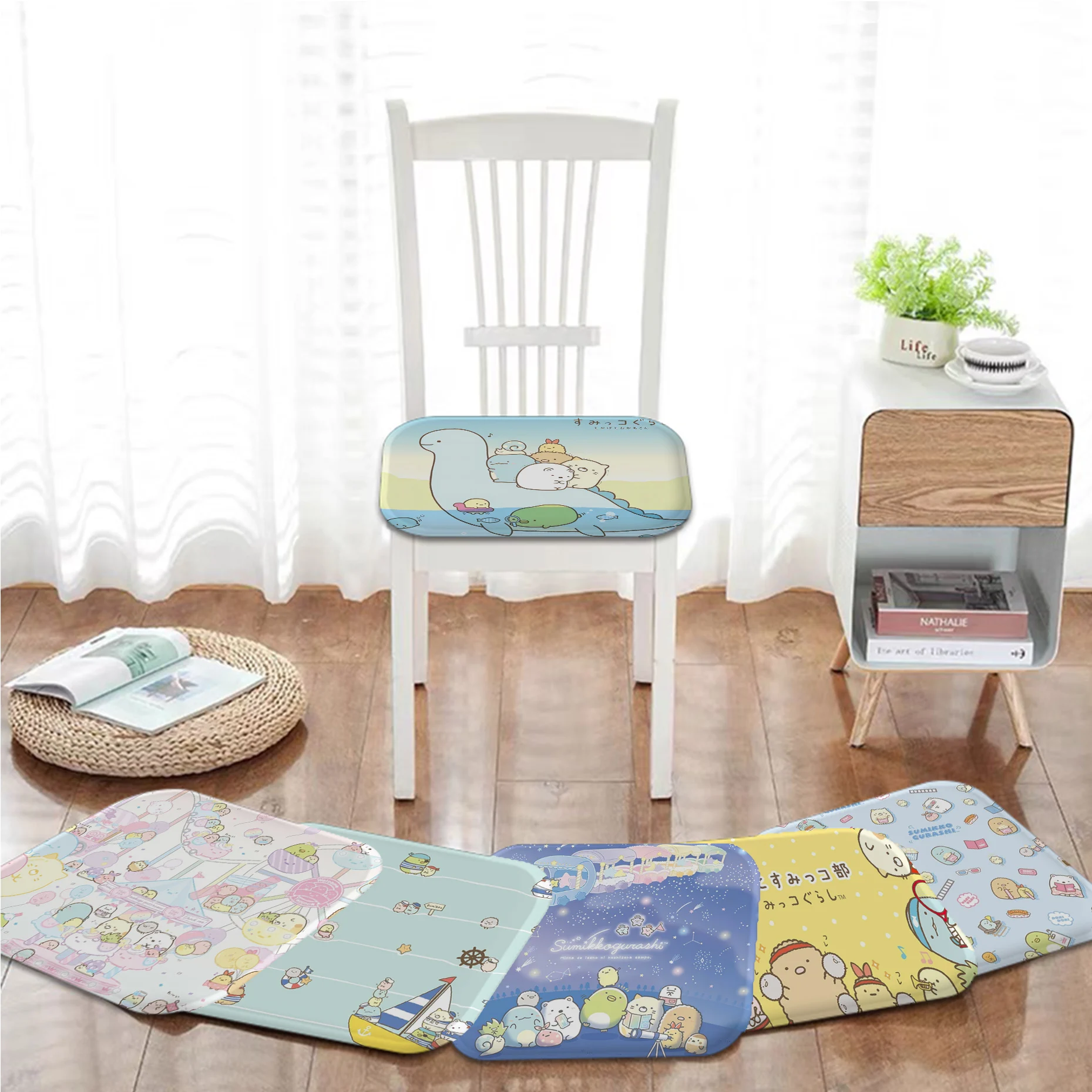 S-Sumikkogurashi симпатичный коврик с принтом в скандинавском стиле мягкая удобная