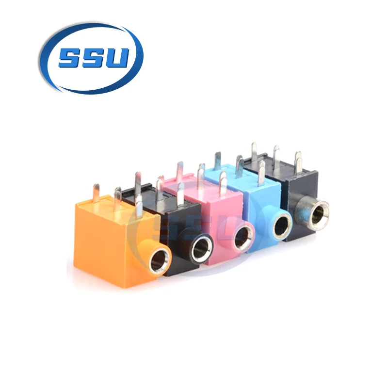 10 шт., разъём для наушников, 3,5 мм