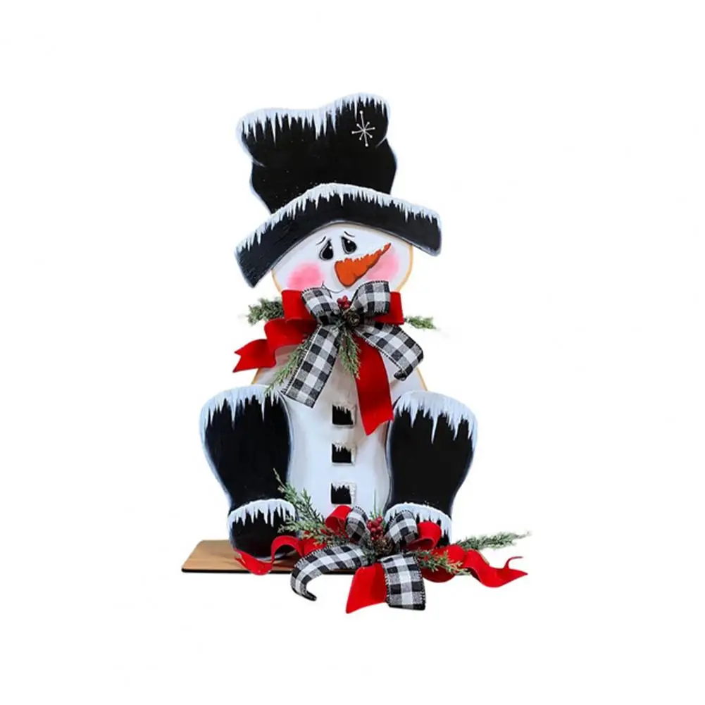 

Eye-catching Enhance Atmosphere Wooden Reindeer Figure Ornament for Xmas