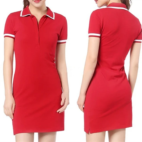 

Высококачественное женское Короткое платье-поло из аллигатора, женские летние платья с коротким рукавом, женское элегантное мини-платье вы...