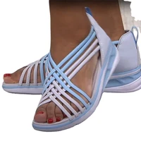 casual wedges shoes women sandals women soft heels mix color heel shoes platform sandals sand%c3%a1lias feminina 2022 summer new