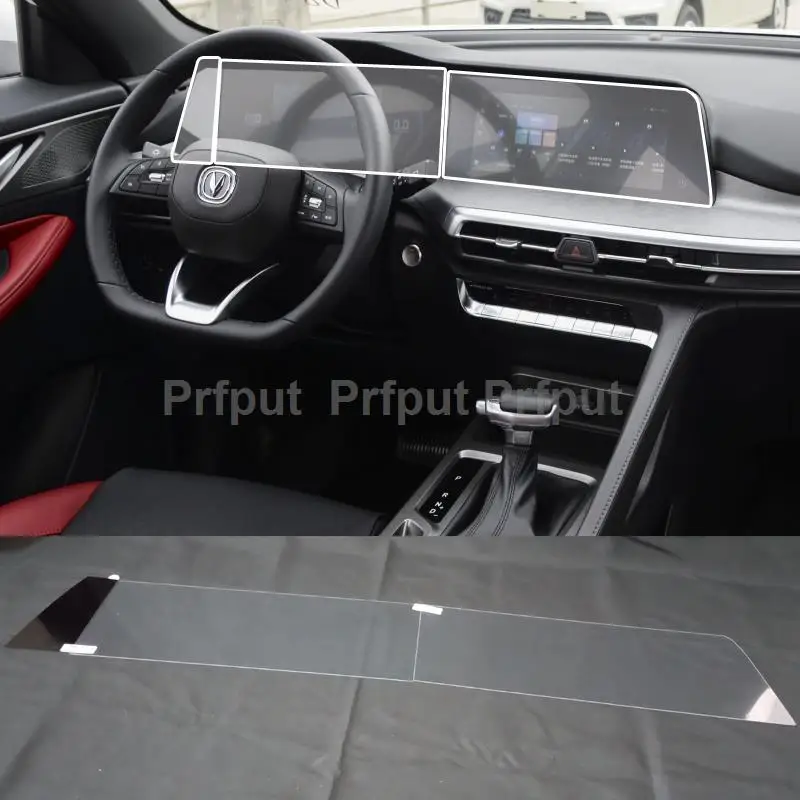 

Tempered Glass Screen Protector For Changan CS35 PLUS 2021 Car infotainment GPS Navigation Display Protect Sticker