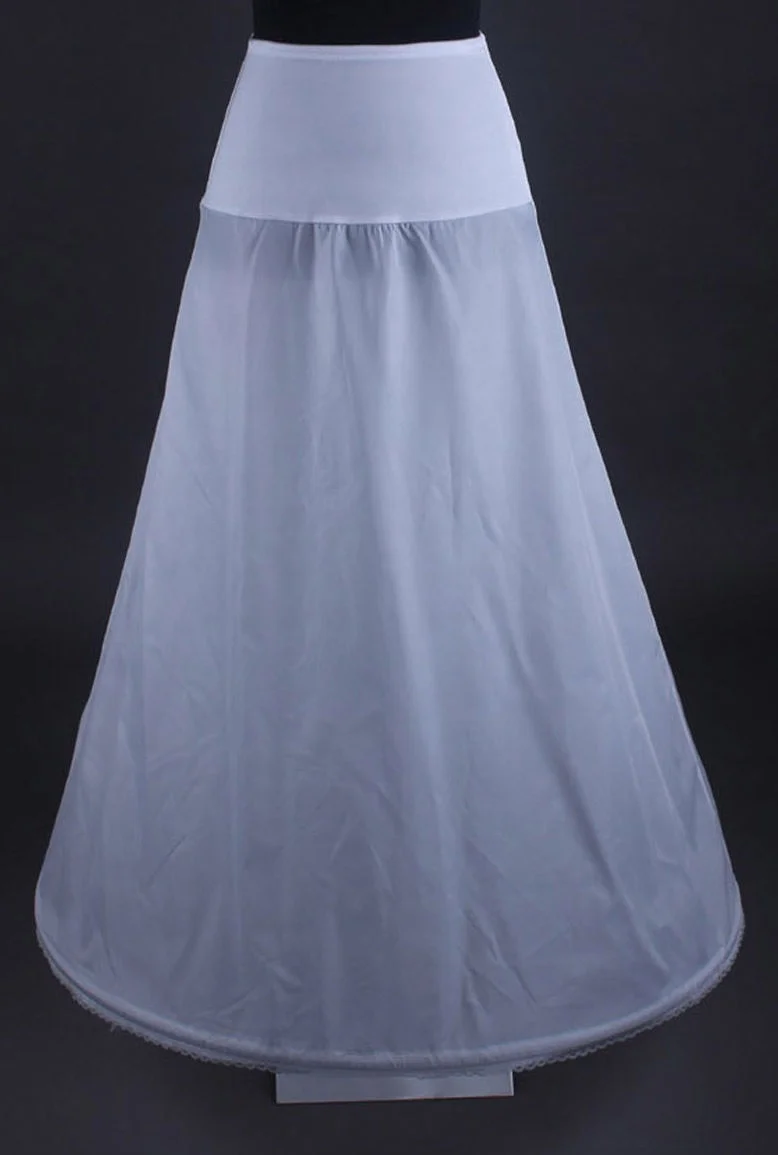 WHITE BRIDAL WEDDING DRESS PROM PETTICOAT UNDERSKIRT CRINOLINE Skirt S-XL | Petticoats