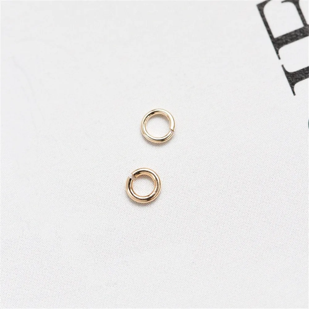 

American 14K Gold Filled closed ring open single ring open ring DIY accessories