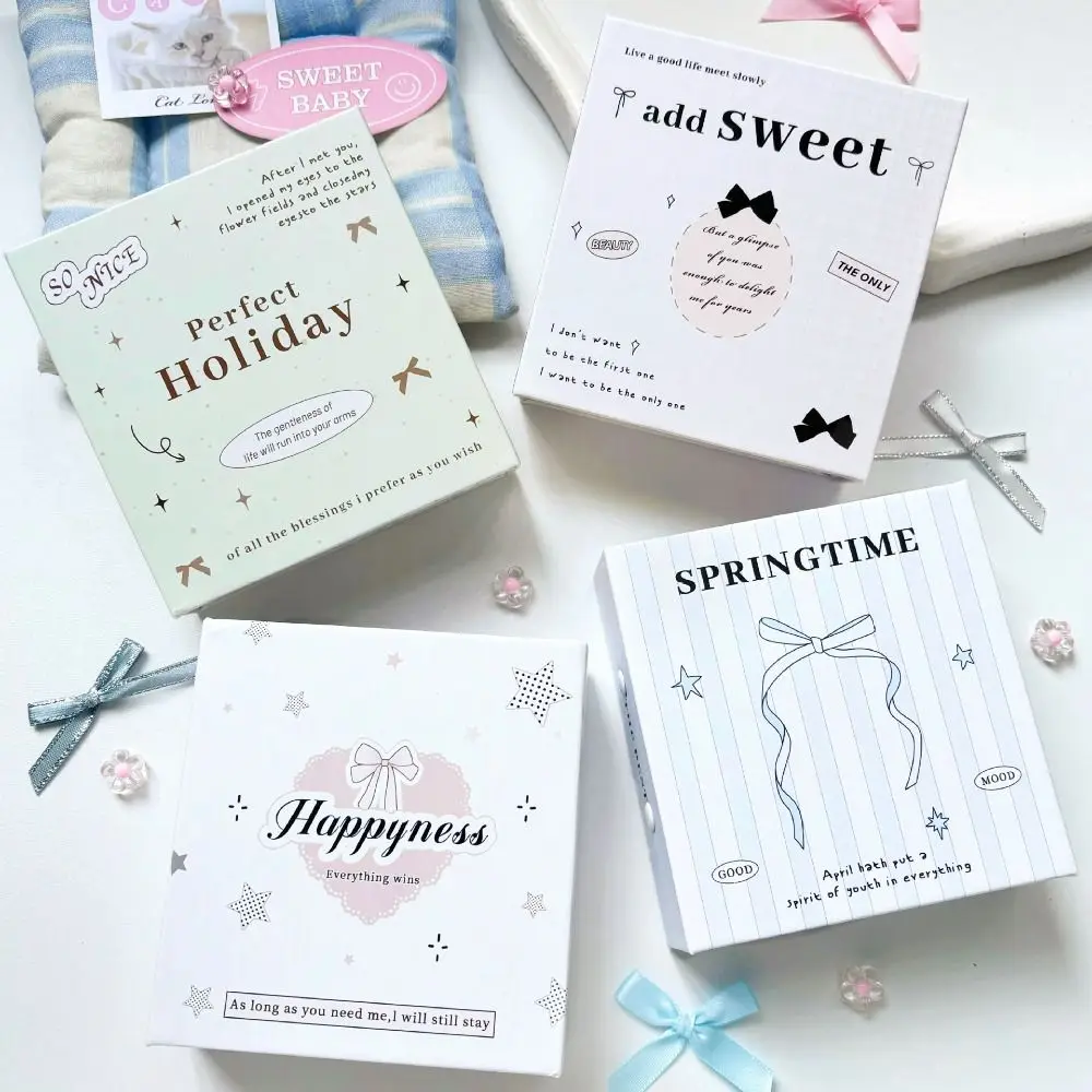 Kawaii Bownot Card Магнитные Фотокарточки Kpop Связывание Книг Коллекционный Альбом С