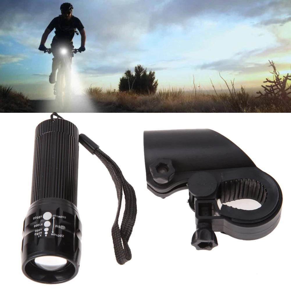 

240 Lumen Q5 LED Bicycle Light Bike Front Lamp Flashlight with Mount Cycling Equipment Outdoor Multi-purpose Tool