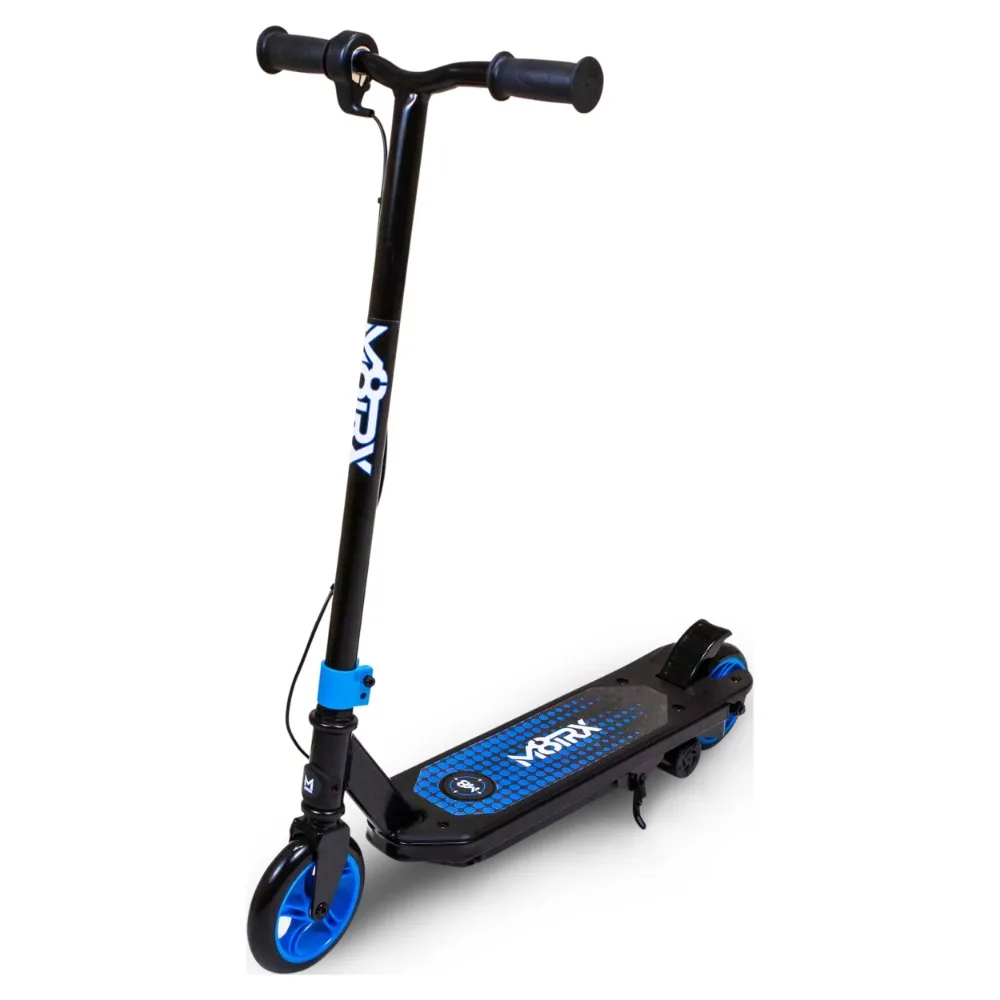 

Blue 12V Electric Scooter for Kids Ages 6-12, Powered E-Scooter with Speeds of 8 MPH Cycling Free Shipping