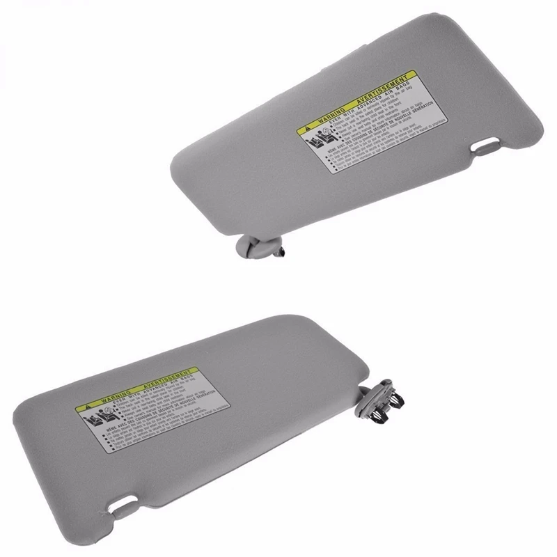 

Car Windshield Sun Visor Left & Right Gray 74320-06780-B0, 74310-06750-B0 For 2007-2011 -Toyota -Camry