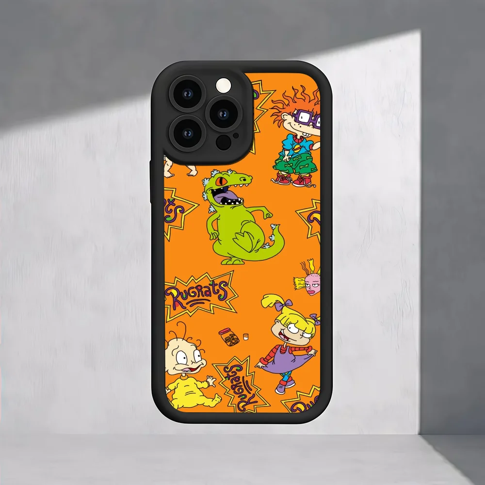 Фото Чехол для телефона с рисунком R-Rugrats для Samsung Galaxy S25 S24 S23 S22 A54 A35 A15 Ultra Plus Fe, приятный для кожи силиконовый чехол №5