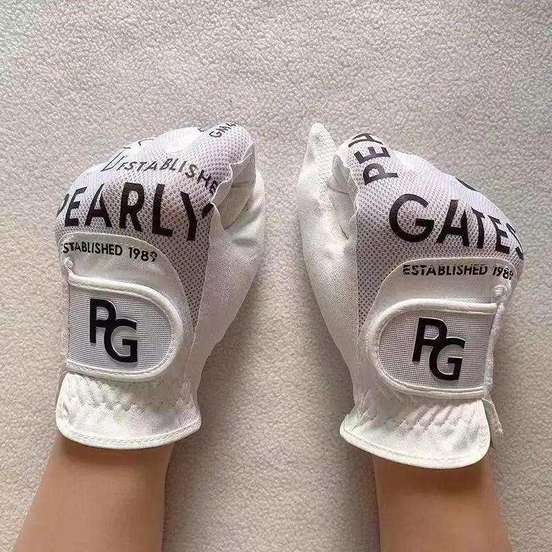 Golf gloves women lady cute show fingernail both hands