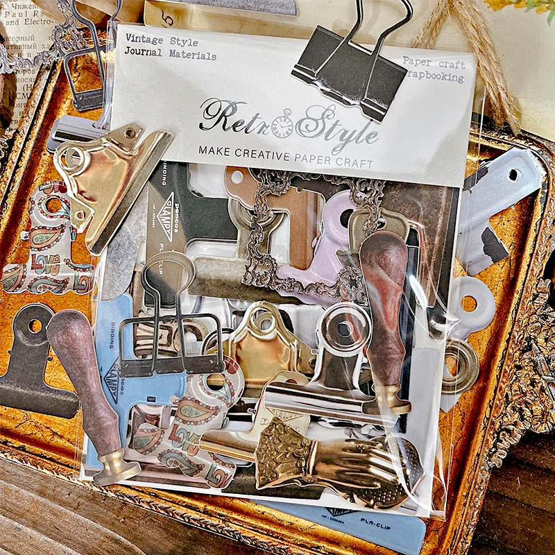 Panalisacraft 30 шт. винтажные части толстая бумага для карточек высечки набор коллекции