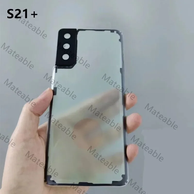 Фото Прозрачная задняя крышка корпуса G998 G996 G988 для Samsung Galaxy S21 Ultra S20 Plus, сменная задняя панель для ремонта + линза камеры №5