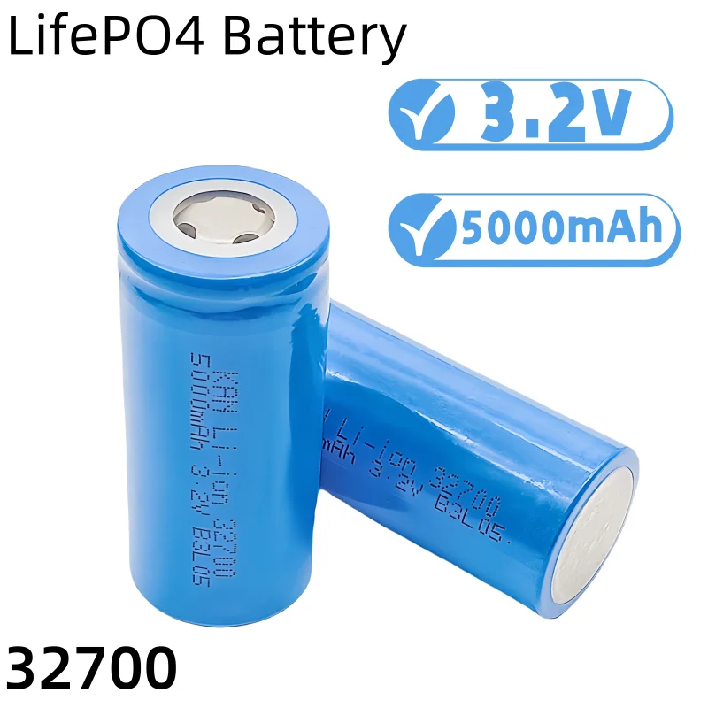 32700 100% новая батарея LiFePO4 3 2 В 5000 мАч Мощный фонарик Перезаряжаемая