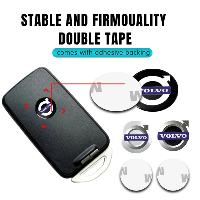 Эмблема 14 мм для Volvo AWD C30 C70 S40 S60 S80 S90 T6 V40 V50 V60 V70 V90 XC40 XC60 XC70 XC90 T5 T8