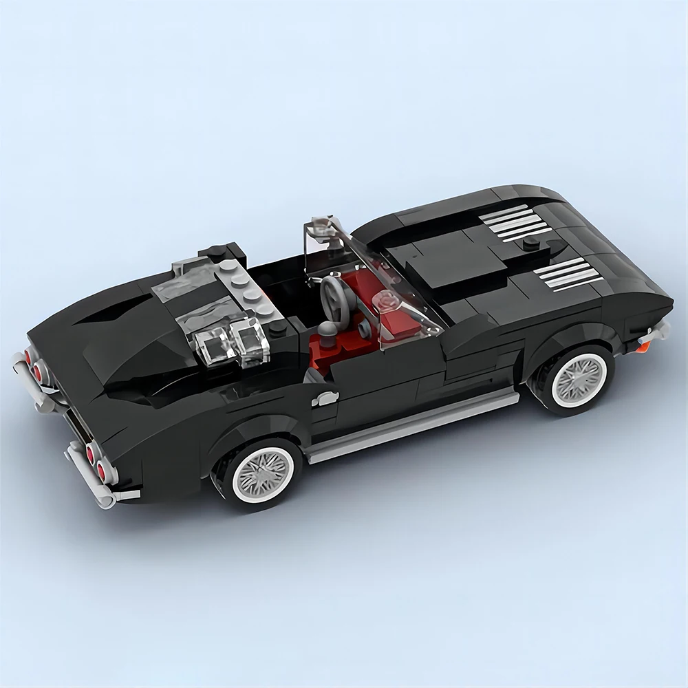 363 шт. Детский конструктор MOC Speed Champion 1963 CSR