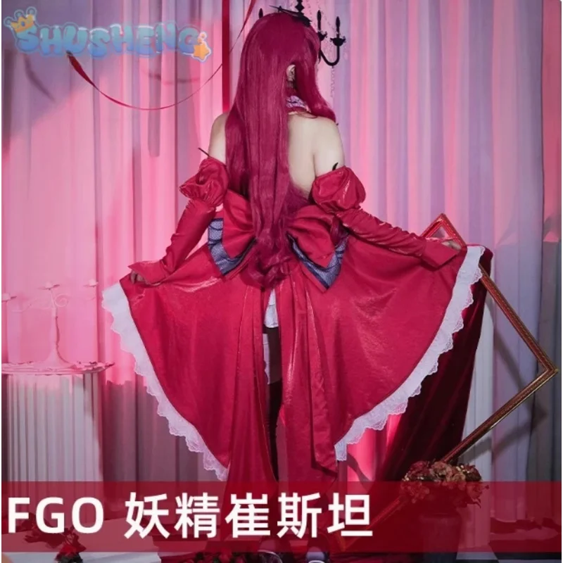 Фото COSda@Cosplay@avda@FGO Fairy Knight Tristan/Baobhan Sith Косплей Fate/Grand Order Костюм для вечеринки Бал Великолепная принцесса Лолита Dr №4