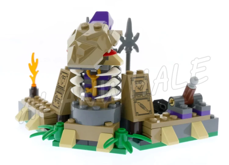 359 шт. Shinobi Monstrous бронированный титановый дракон Anacondrai outpost 10323 набор строительных