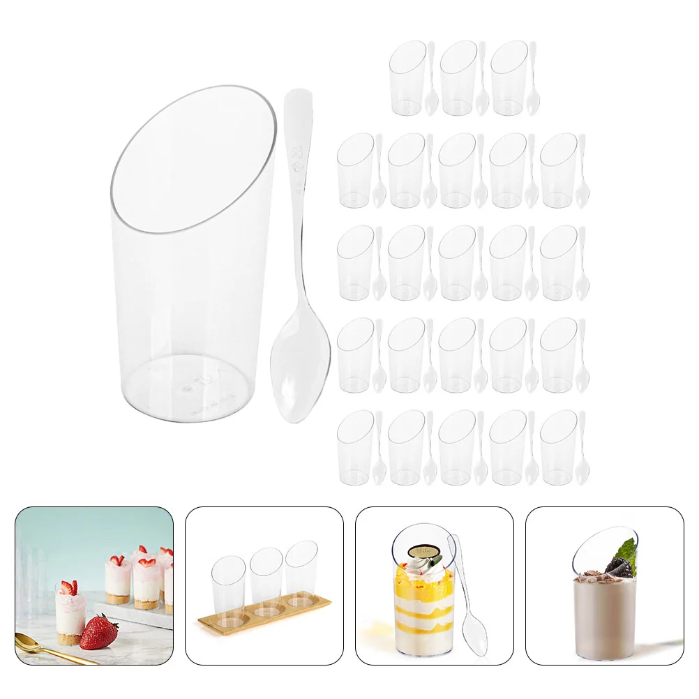 

24 Sets Dessert Cups Pudding Cup Dessert Bowls for Gathering Restaurant Party
