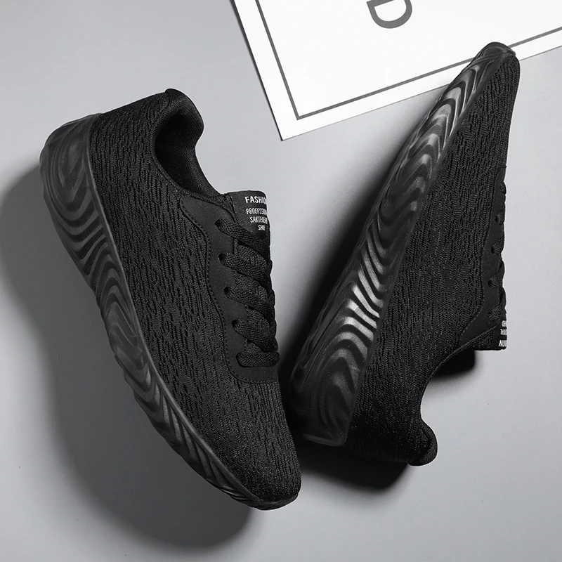 Men Sneakers Running Shoes Outdoor Casual Walking Sport Footwear Non-slip Flat Athletic Fashion Zapatillas Size 38-47