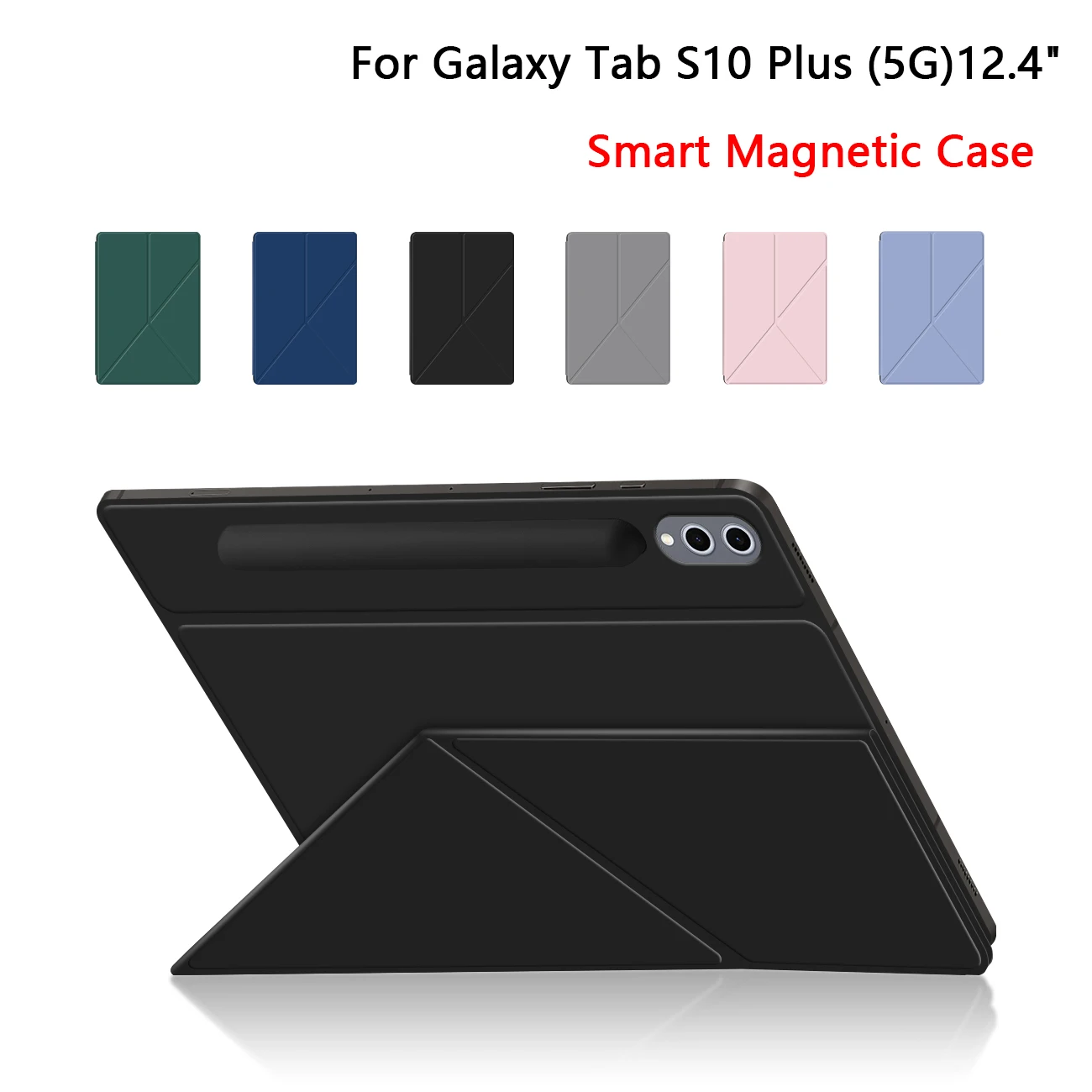 Смарт-чехол для Samsung Galaxy Tab S10+ 12 4 дюйма магнитный складной чехол-книжка из