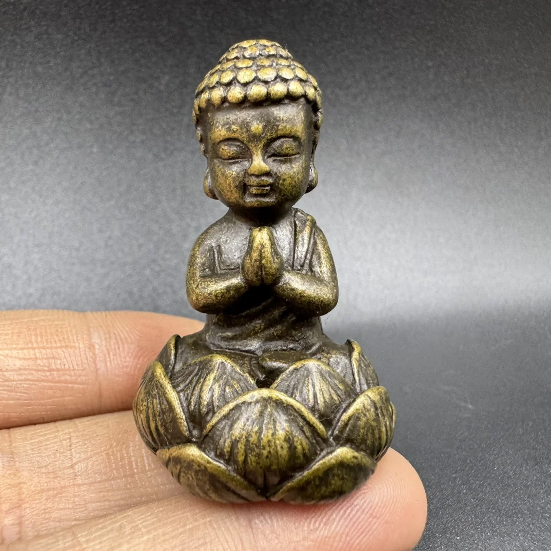 Китайский чистый медный лотос маленькое украшение для самостоятельного