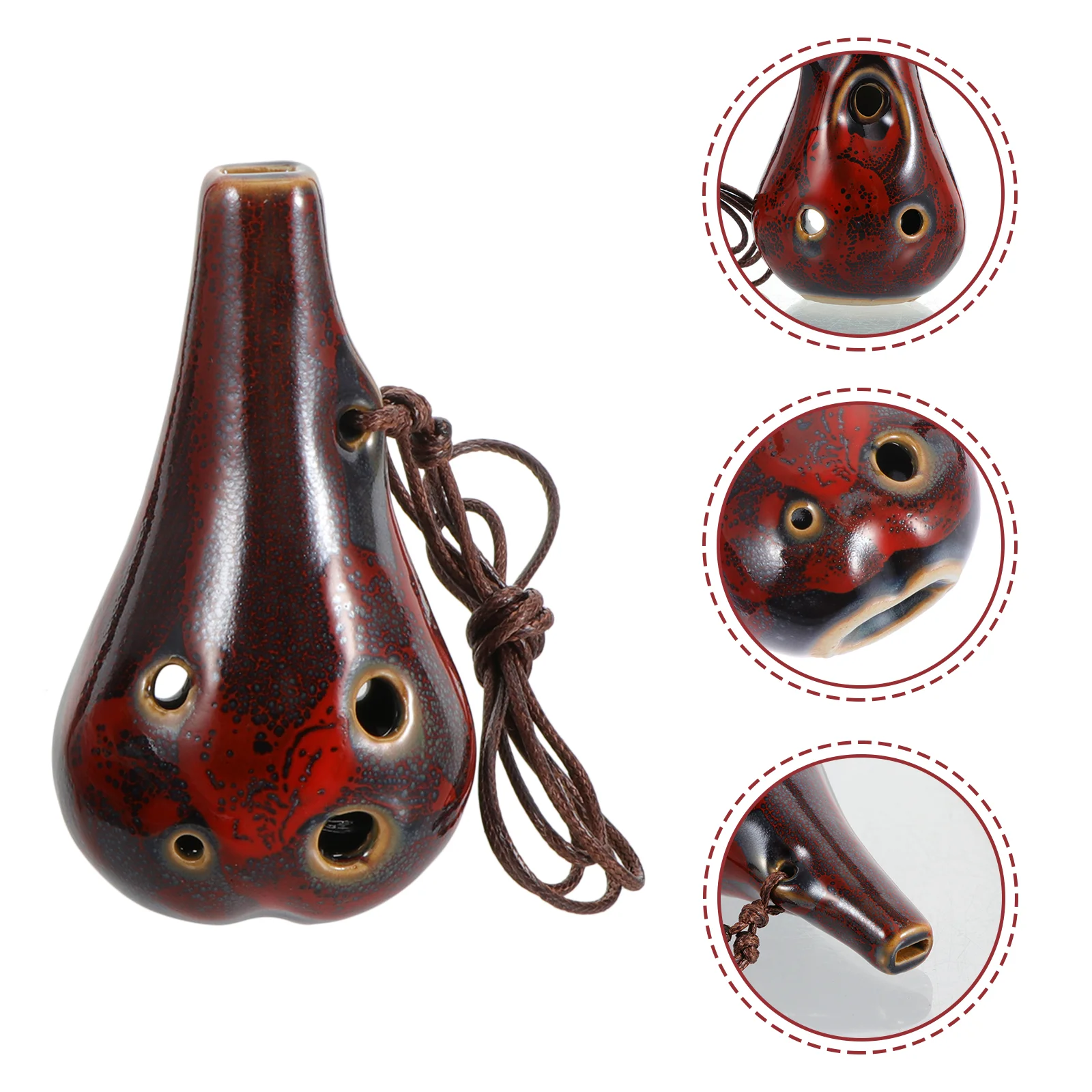 

Ocarina инструмент для начинающих креативный Ocarina винтажный дизайн Ocarina для любителей практических представлений