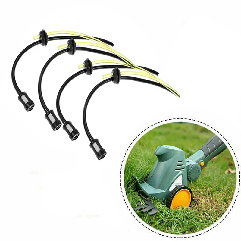 

4/5pcs Universal Petrol Strimmer Trimmer Spare Parts Fuel Hose Pipe with Tank Filter Oil Pipe Replacement Garden Tool