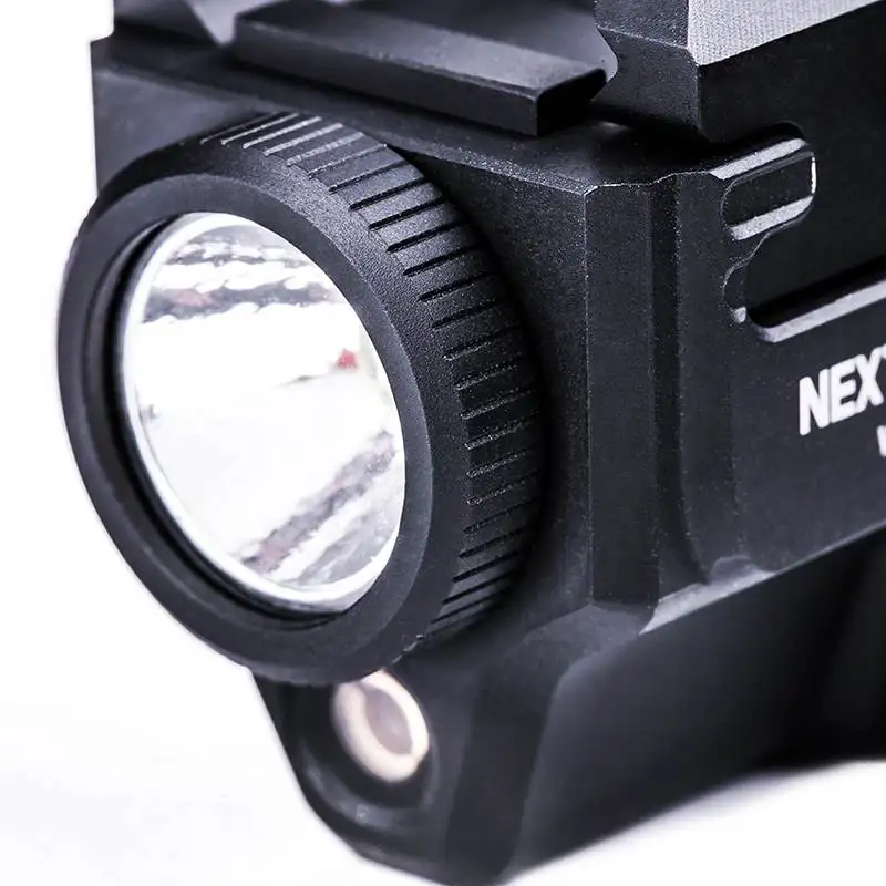 Фото Небольшой компактный перезаряжаемый тактический фонарик NEXTORCH WL22 с красным/зеленым лазерным прицелом, 650 люмен, для фотографий и блокировки №2