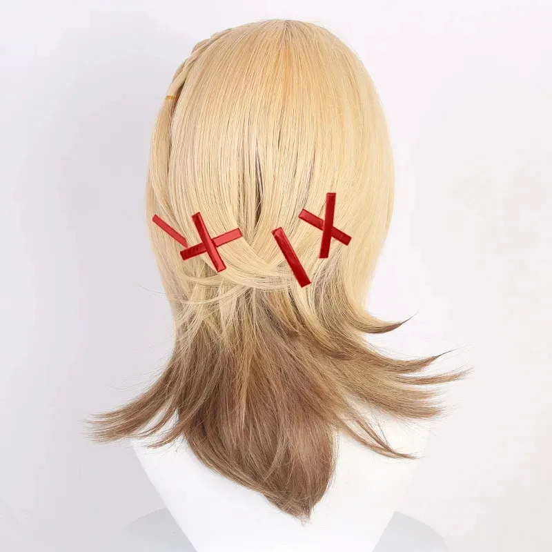 Фото 2025 Genshin Impact Kaveh Wig Pre Braided Linen Cosplay Wigs（No Barrettes） gf;.9 №5