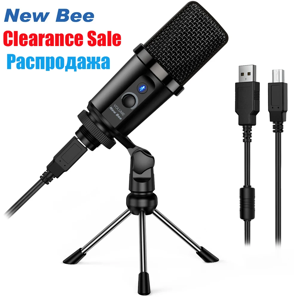 Конденсаторный микрофон Bee DM19 для ПК USB-микрофон