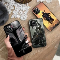 movie the mandalorian phone case silicone soft for iphone 13 12 11 pro mini xs max 8 7 plus x 2020 xr cover