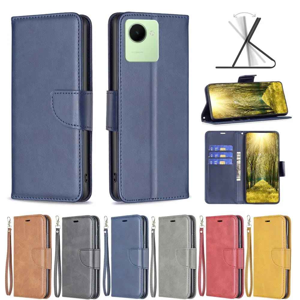

for Realme C30 Case for OPPO Realme C30 Case Cover coque Flip Wallet Mobile Phone Cases Covers Sunjolly