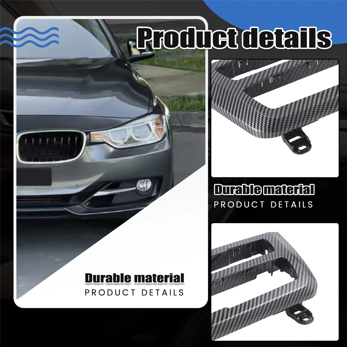 Внутренняя отделка автомобильной панели кондиционера A/C внешняя фотография для