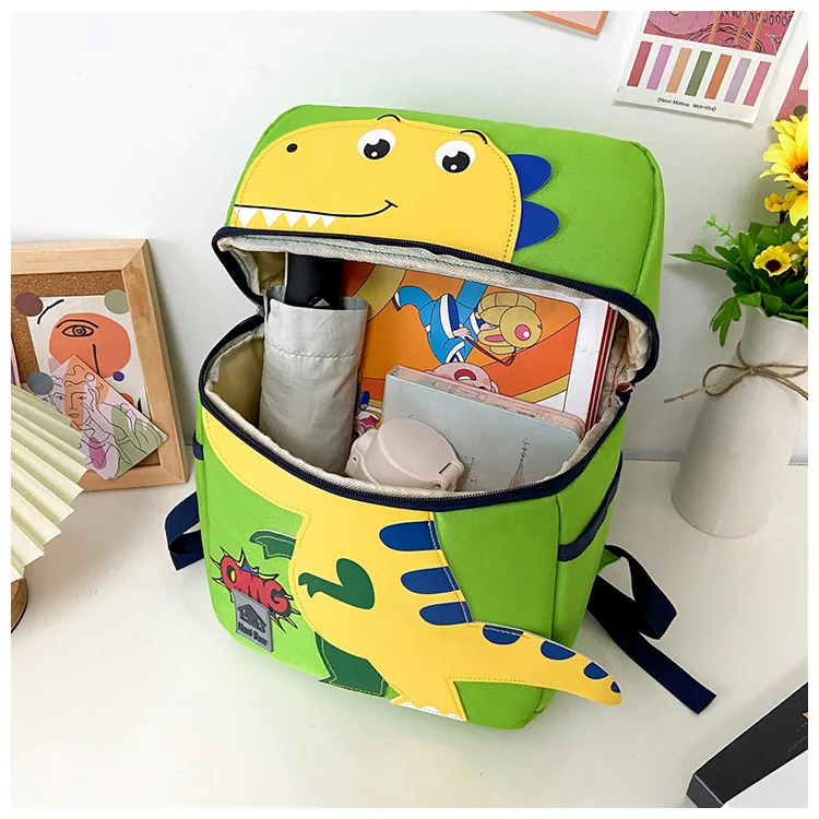 2022 New Children Cute Dinosaur Backpacks In Kindergarten Fashion Kids School Bags Large Girl Boy Backpack for Travel Gift Hot