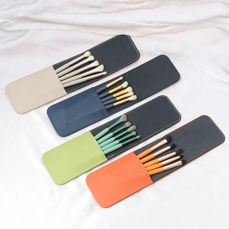 

Кисти для макияжа 5 шт. кисти для бровей Наклонные плоские Угловые кисти подводка для глаз тени для век инструмент для макияжа Профессиональ...