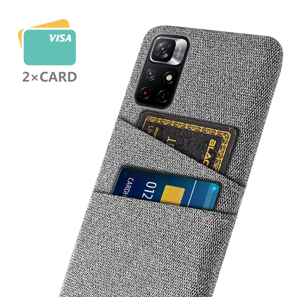 

For Xiaomi Poco M4 Pro Case for Poco M4 M3 Pro 4G 5G Cover Fabric Dual Card Coque for Xiaomi Poco X4 Pro 5G X3 F4 GT NFC F3